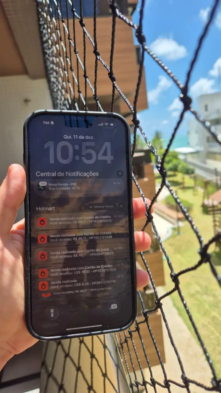 Notificações de Vendas